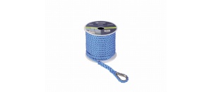 Ankerlijn polyester10 mm - 20 meter blauw